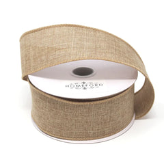 Canvas Ribbon Wired Edge, 10 Yards