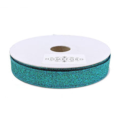 Sparkling Glitter Wired Ribbon, 5/8-Inch, 10-Yard