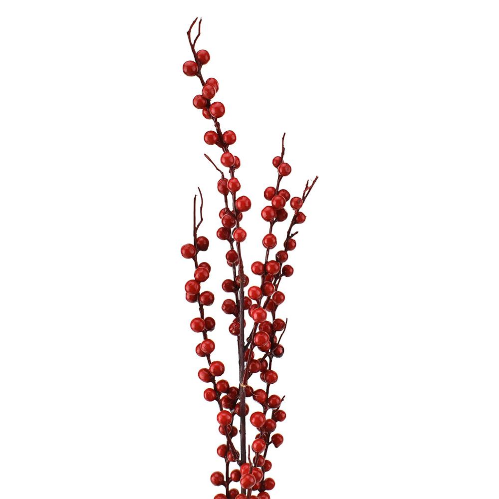 Artificial Berry Branch Spray, 35-Inch