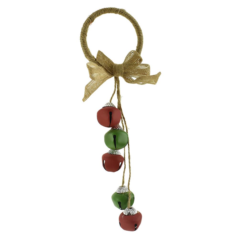 Christmas Hanging Doorknob Bells, 11-Inch