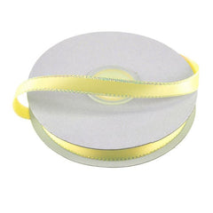 Satin Ribbon with Iridescent Edge, 3/8-inch, 25-yard