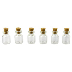 Mini Glass Bottles with Cork Lid