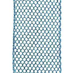 Metallic Grand Glittered Net Wired Ribbon, 2-1/2-Inch 10-Yard - Turquoise