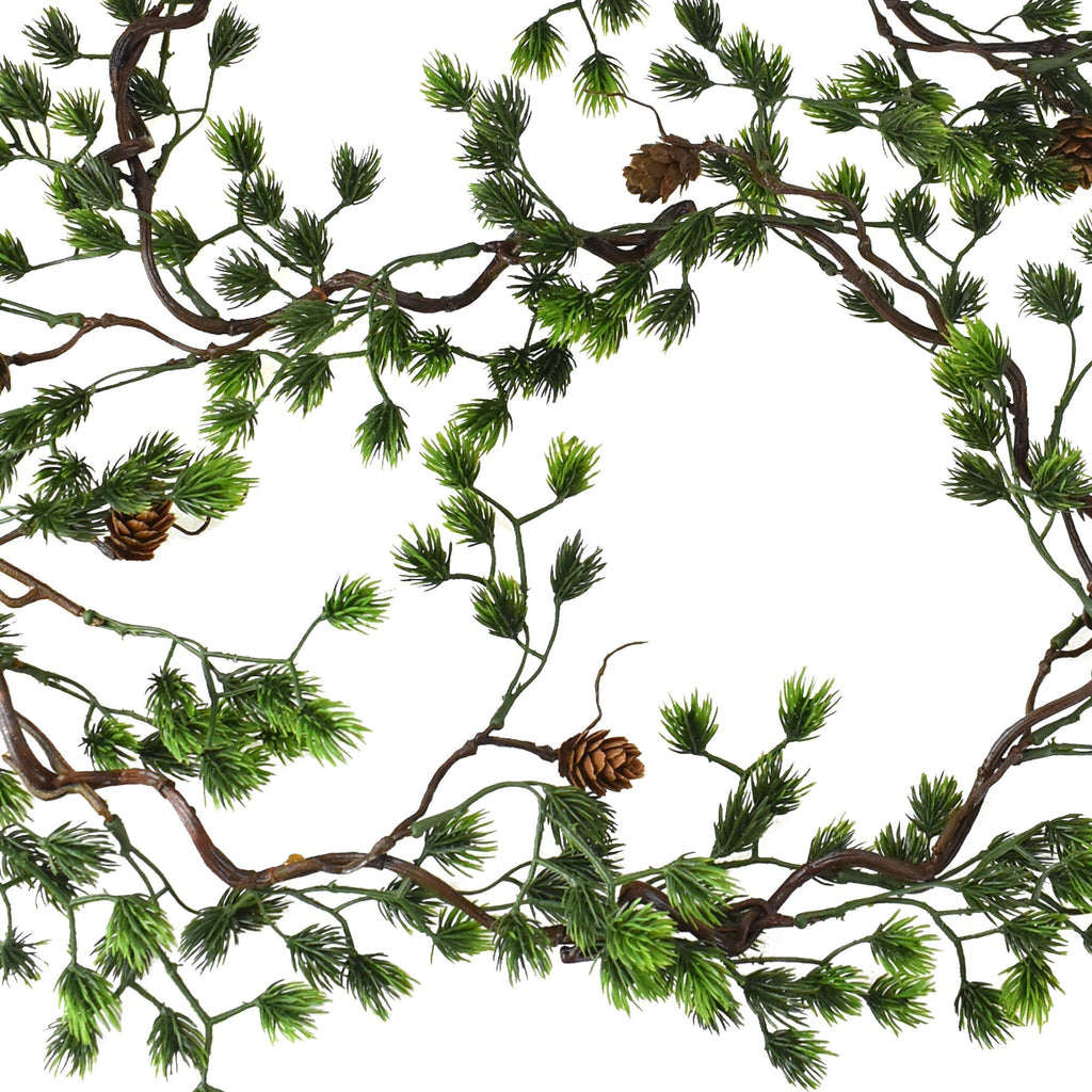 Pine Cone Cluster Garland, 5-3/4-Feet