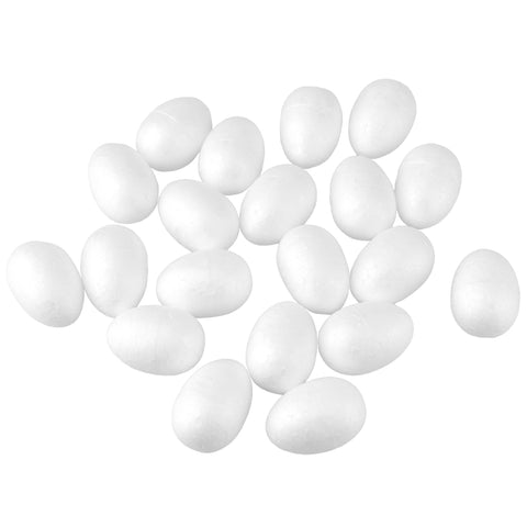 Polyfoam Easter Eggs 1-3/8-Inch x 7/8-Inch, 20-Count