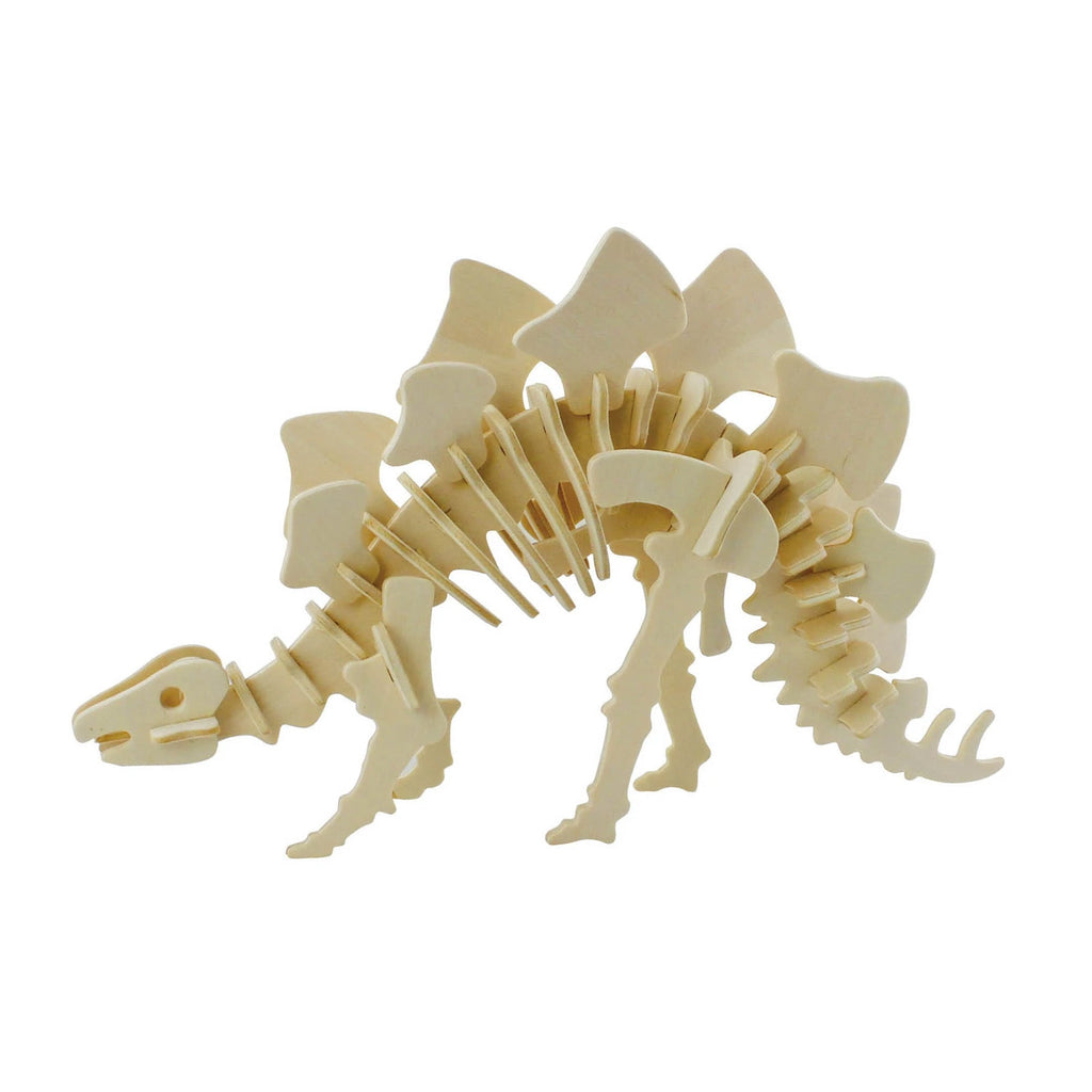 Stegosaurus 3D Wooden Puzzle, 10-1/2-Inch