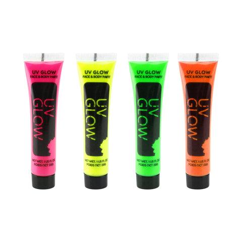 Glow in the Dark UV Face Paint, 1-Ounce