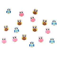 Mini Owl Wooden Party Favors, 1-7/8-inch, 12-count