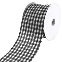 Gingham Canvas Wired Ribbon, 2-1/2-Inch, 10-Yard