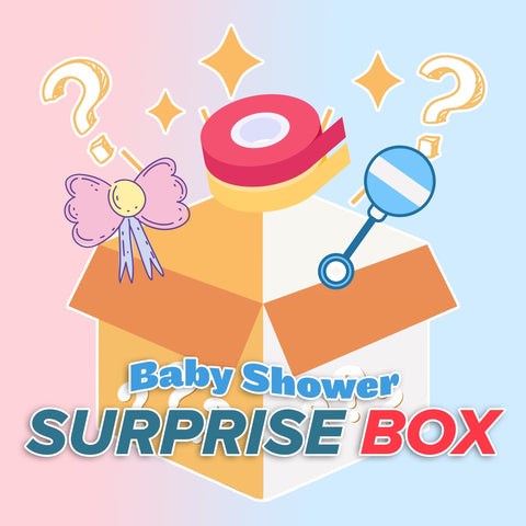 Assorted Baby Shower Ribbon Surprise Mystery Box - Small