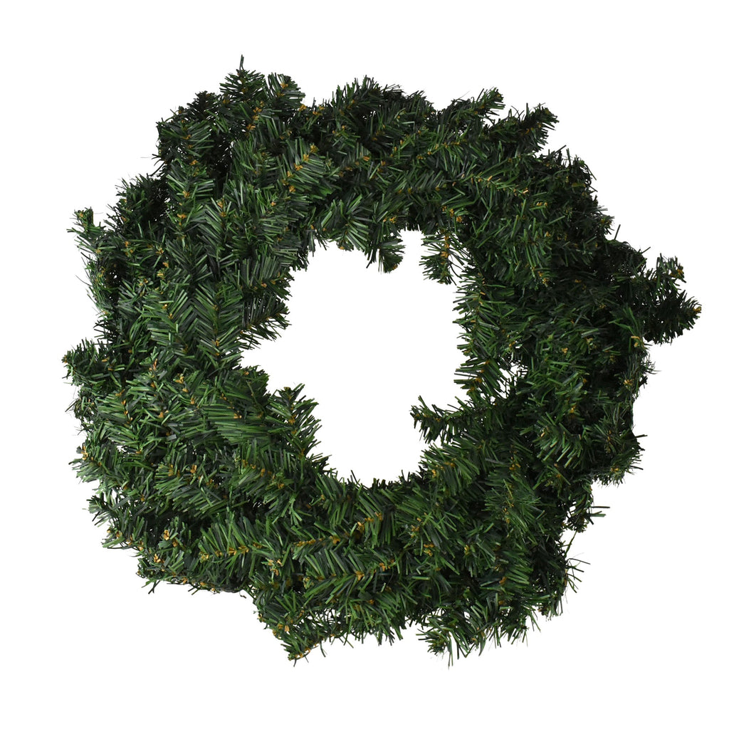 Artificial Canadian Pine Christmas Wreath, 24-Inch