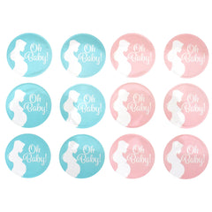 Oh Baby Quote Baby Shower Sticker Labels, 2-Inch, 24-Count