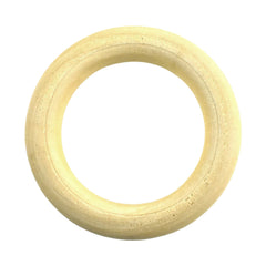 DIY Craft Wood Rings, 2-1/2-Inch, 4-Count - Natural