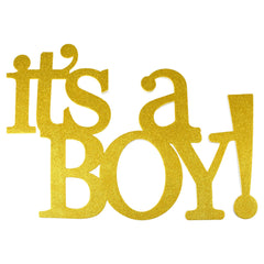 It's a Boy Glittered EVA Foam Decoration, 22-3/4-inch