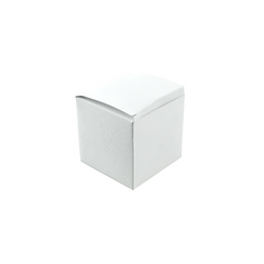 Foldable Paper Gift Box, 2-1/4-Inch, 12 Count - White