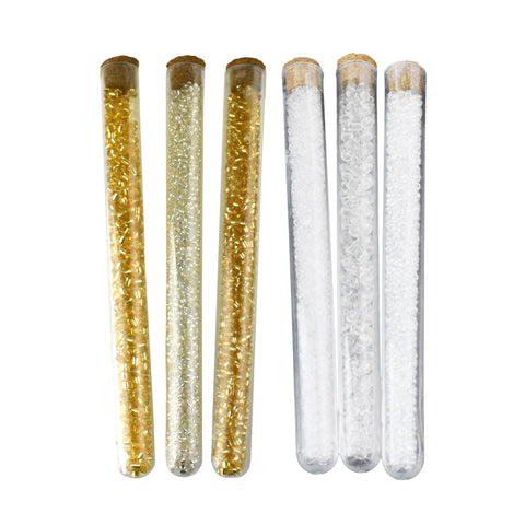 Pearlized Glass Seed Bead Tubes, 7/8-ounce