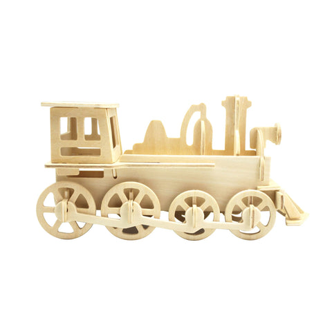 Train Engine 3D Wooden Puzzle, 8-1/2-Inch