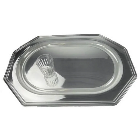 Plastic Metallic Trays Serving-ware, 21-inch, 3-piece