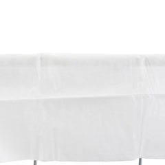 Rectangle Woven Table Cloth, 110-Inch x 56-Inch - White