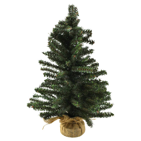 Mini Christmas Artificial Pine Desk Tree, 16-Inch