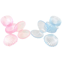 Acrylic Plastic Seashell Favor Cases, 3-1/4-Inch, 12-Count