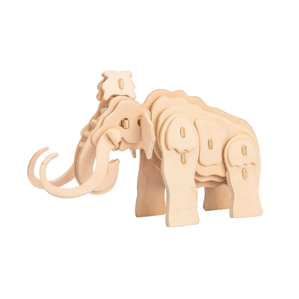 Mammoth 3D Wooden Puzzle, 7-1/2-Inch