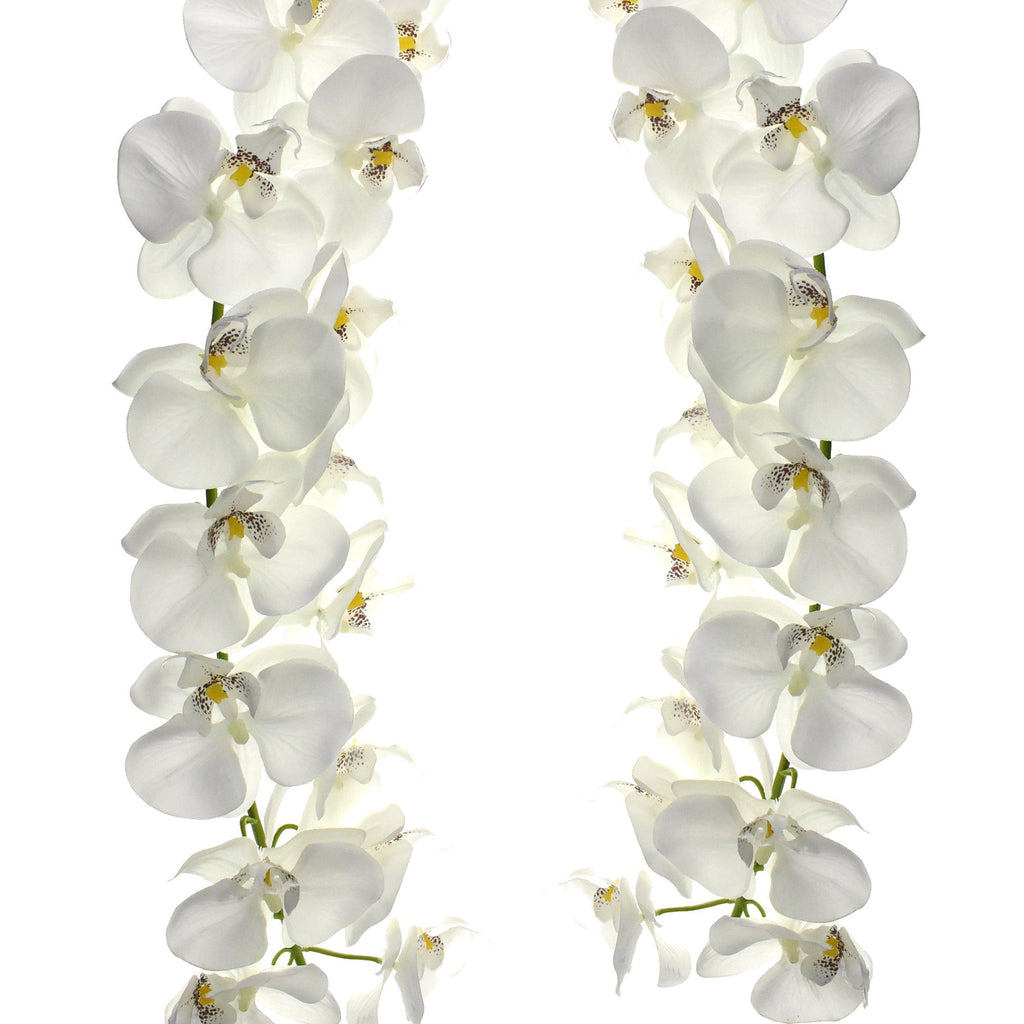 Artificial Orchid Garland, 58-Inch