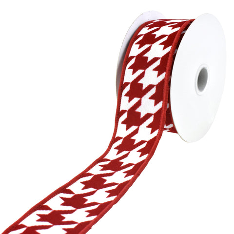 Christmas Velvet Mesh Center Wired Ribbon, 2-1/2-Inch – Party Spin
