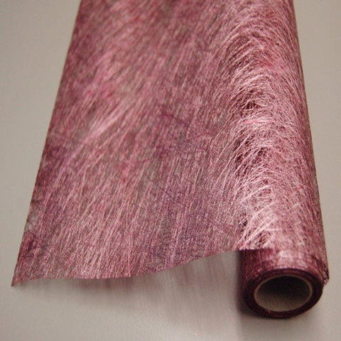 Non Woven Floral Decor Metallic Gift Wrap, 18-inch, 5-yard