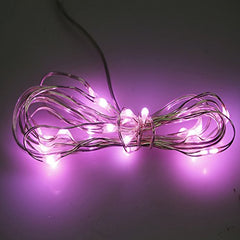 LED Coil Wire String Light Battery Operated, 20 LED, 4-Feet