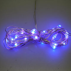 LED Coil Wire String Light Battery Operated, 20 LED, 4-Feet