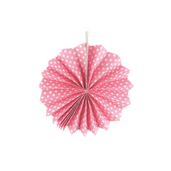 Paper Rosette Pinwheel Party Backdrop Fans, Assorted Sizes, 3-Piece