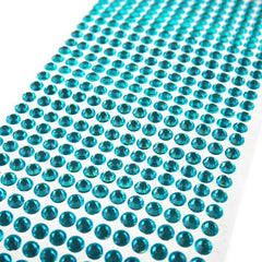 Self Adhesive Rhinestone Circle, 6mm, 72-count